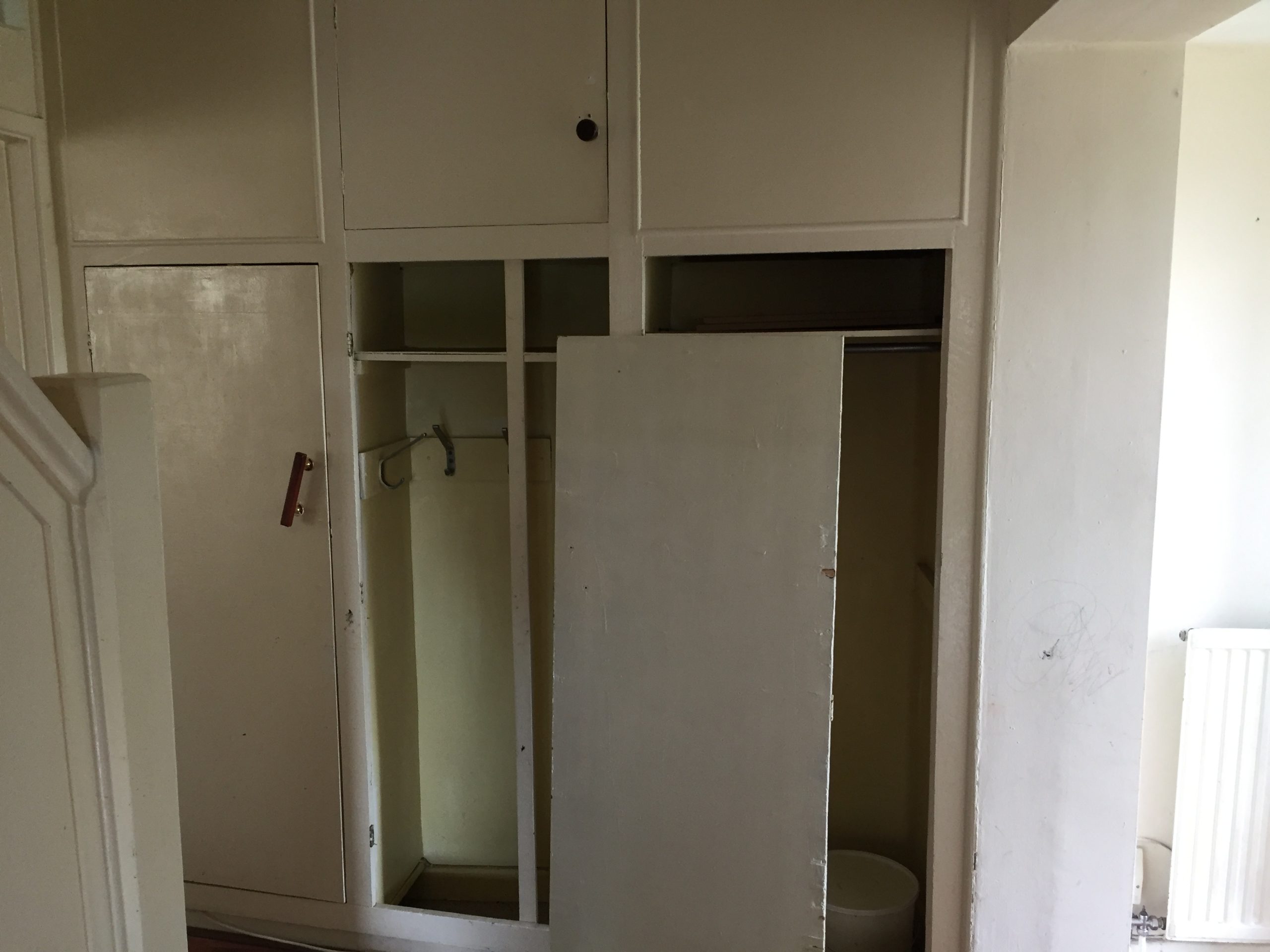 Built-in Closet area before closet Installation - by Nix Fix Handiman