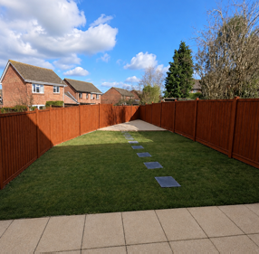 Garden landscaping after the outdoor improvements - Nix Fix Handiman