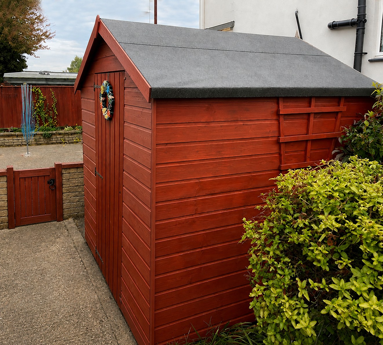 Shed Painting After